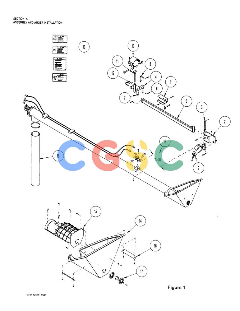 凯斯零件查询(2400) - CONCORD AIR SYSTEM (1/96-12/99) (A04) - AUGER INSTALLATION Case Agriculture