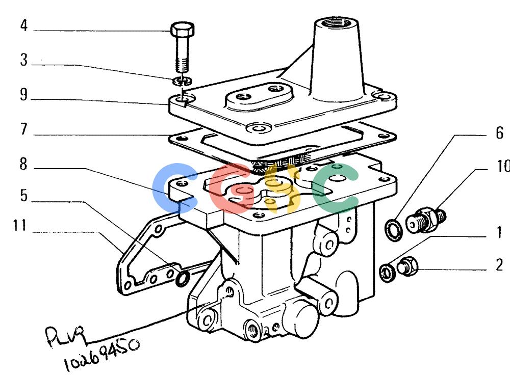 纽荷兰零件查询(FD14E) - CRAWLER DOZER (1.2110[011]) - TRANSMISSION-CONTROL VALVE New Holland Constructuion