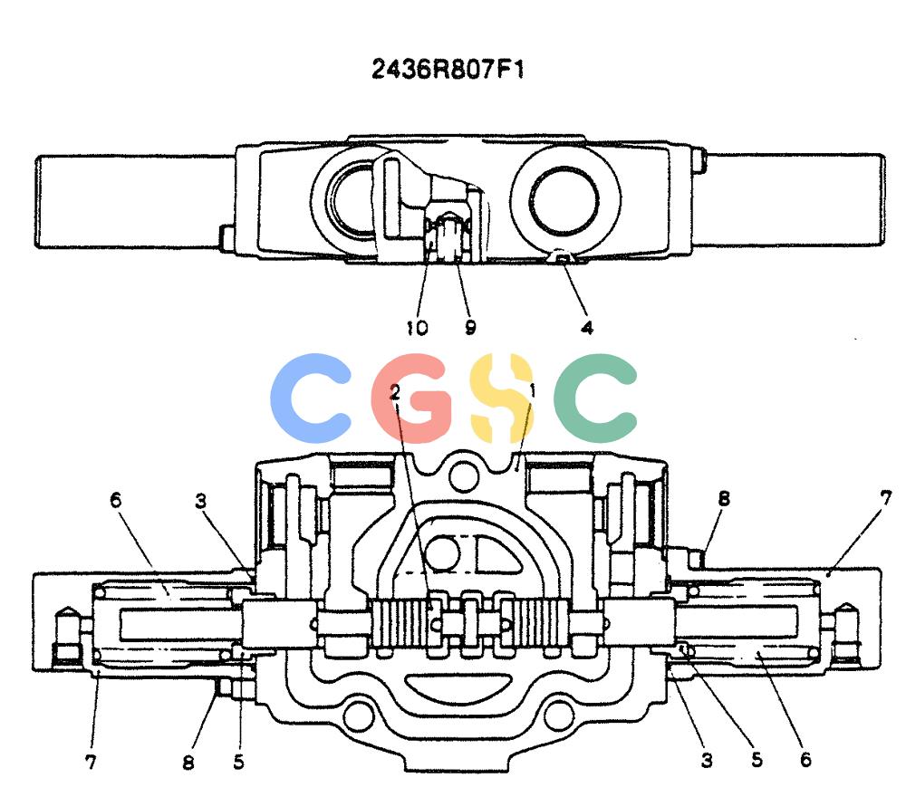 神钢零件查询(SK130LC) - EXCAVATOR BTW YPU1001 - YPU2000 (1/98-12/98) (12-003) - SPOOL ASSY Kobelco