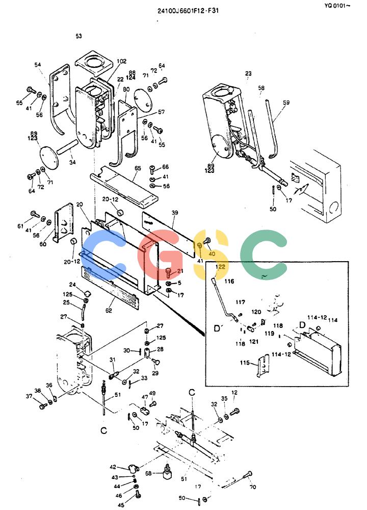 神钢零件查询(MD200BLC) - EXCAVATOR BTW YQ0101 - YQ0564 (1/80-12/06) (03-001[02]) - CONTROL ASSY Kobelco