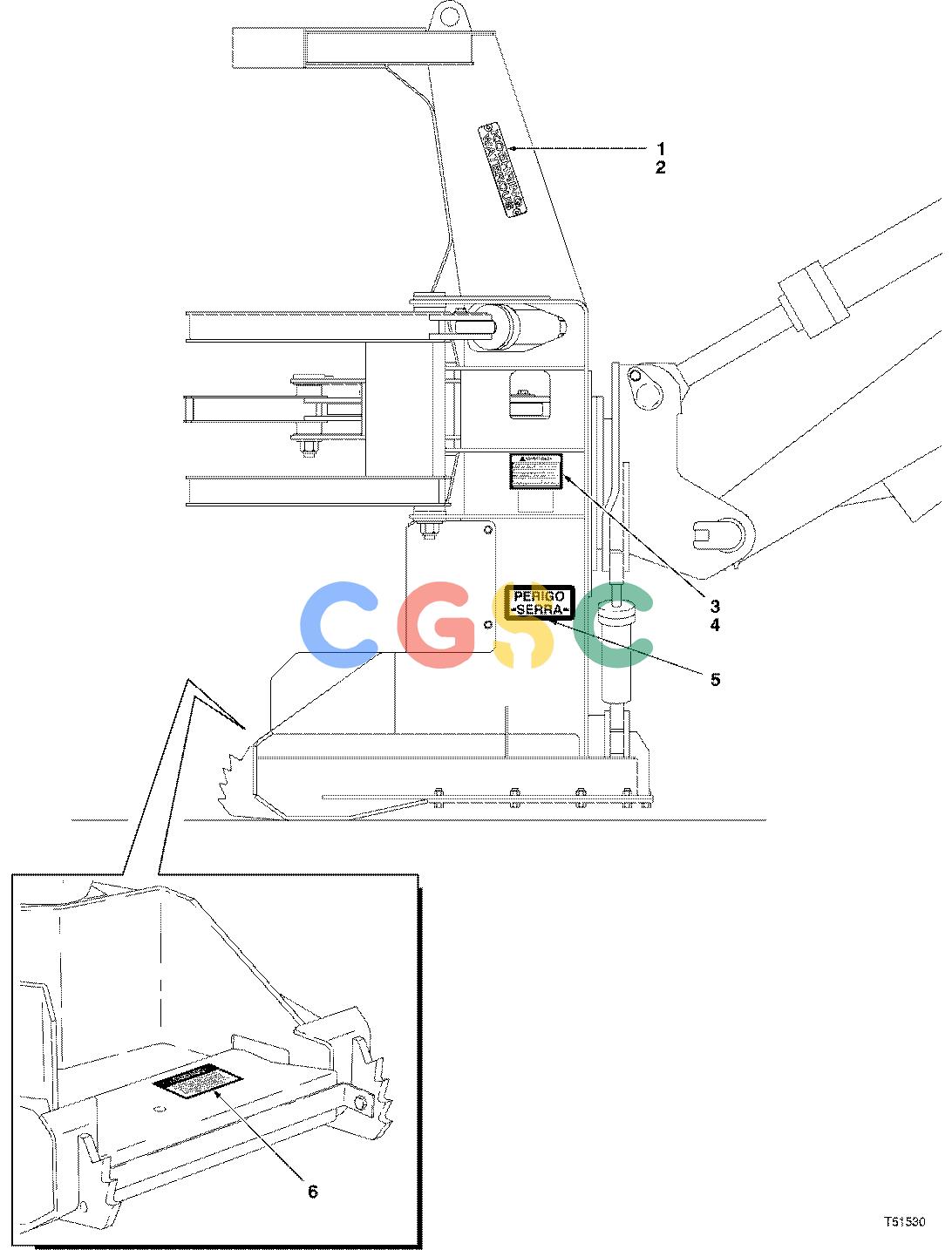 约翰迪尔零件查询TJ608 - ATTACHMENTS DECALS 18`` HEAD PORTUGUESE BRAZILIAN ( 601001 - ) 7521-016/10 [7521-016/10]EPC John Deere online