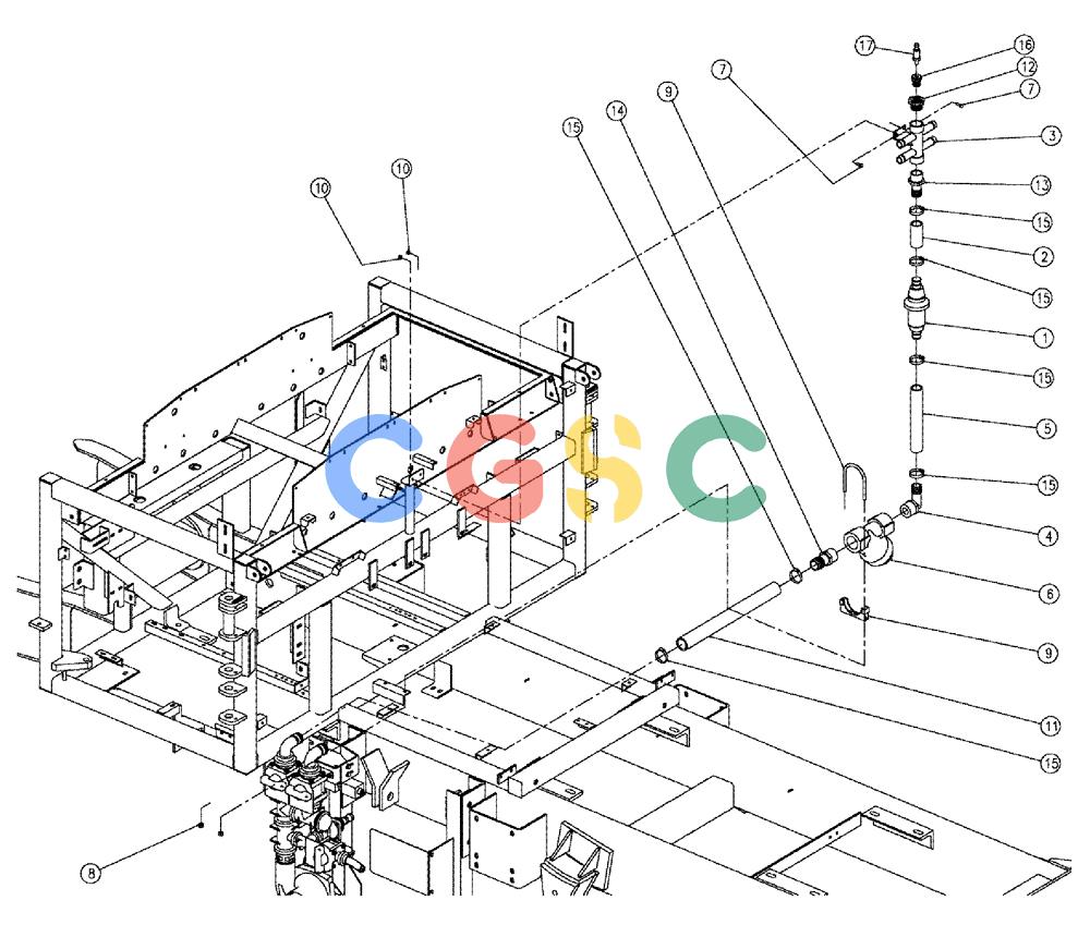 凯斯零件查询(810) - FLEX-AIR APPLICATOR - 2009 (9/09-12/11) (10-024) - MANIFOLD GROUP, FLEX LIQUID, 60’ & 70’ Case Agriculture