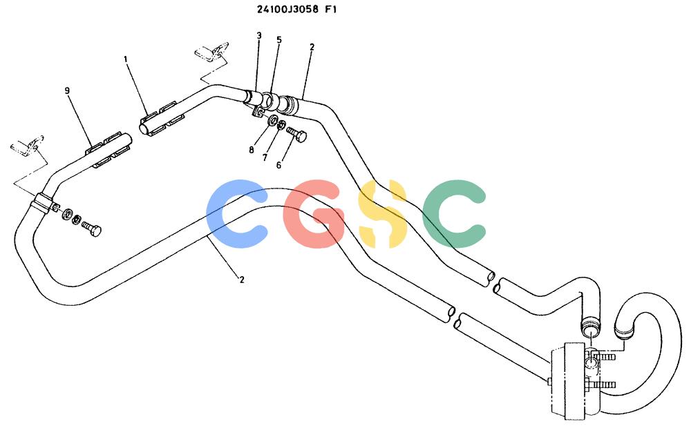神钢零件查询(K935) - EXCAVATOR BTW L70106 - L70166, LU0067 (1/76-12/03) (11-024) - DEFROSTER ASSY (G.M. ENG. MOUNT) Kobelco