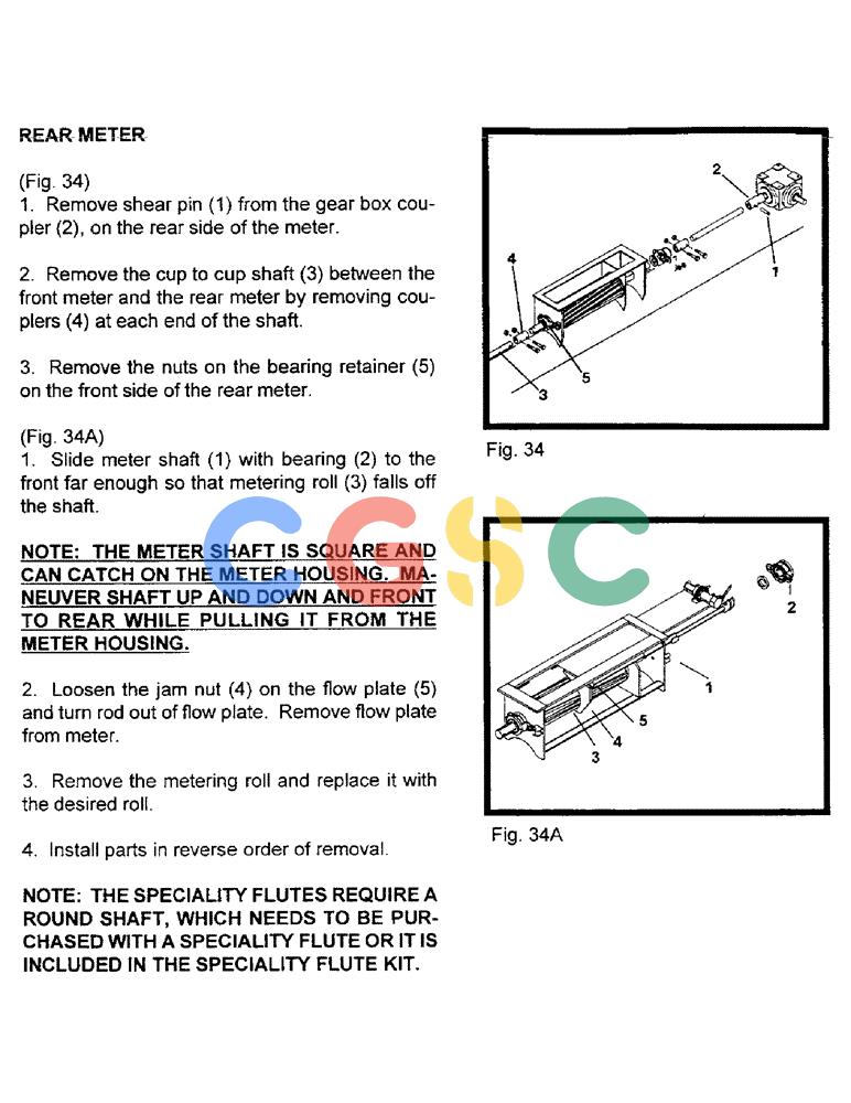 凯斯零件查询(3503) - CONCORD AIR SYSTEM (1/96-12/00) (B15) - CHANGING METER ROLLS (CONT.) Case Agriculture
