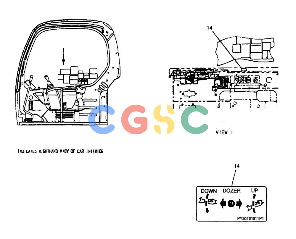 纽荷兰零件查询(EH80) - MIDI CRAWLER EXCAVATOR ASN LF04-02000 (N4TA18001 thru N4TA18010, ASN N5TA18011 -) (NA) (1/ (042) - CONTROL LINES, REMOTE (DOZER) New Holland Constructuion