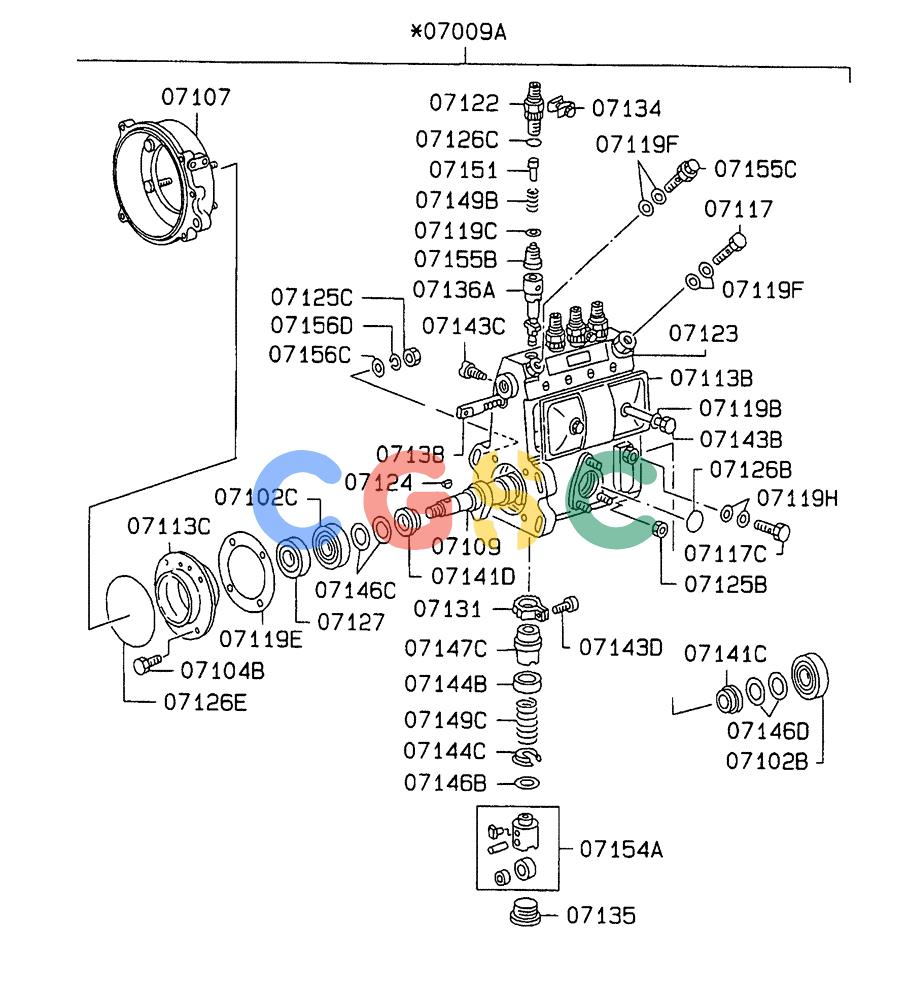 神钢零件查询(SK160LC-6E) - DYNAMIC ACERA EXCAVATOR 08/2004 ASN YM03U0523 (8/04-12/07) (09-022 ) - INJECTION PUMP Kobelco