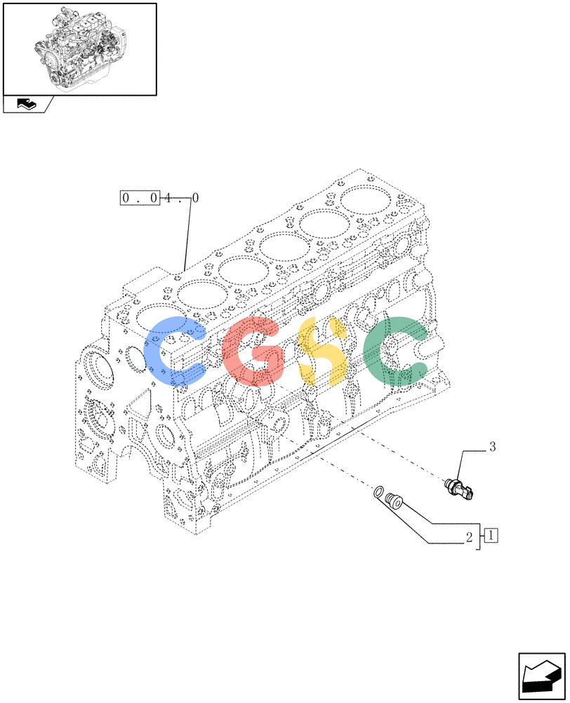 神钢零件查询(F4GE9684B J600) - ENGINE 504116859 - 87050849 (1/07-) (0.27.2) - MOTOR SENSORS (2854946) Kobelco