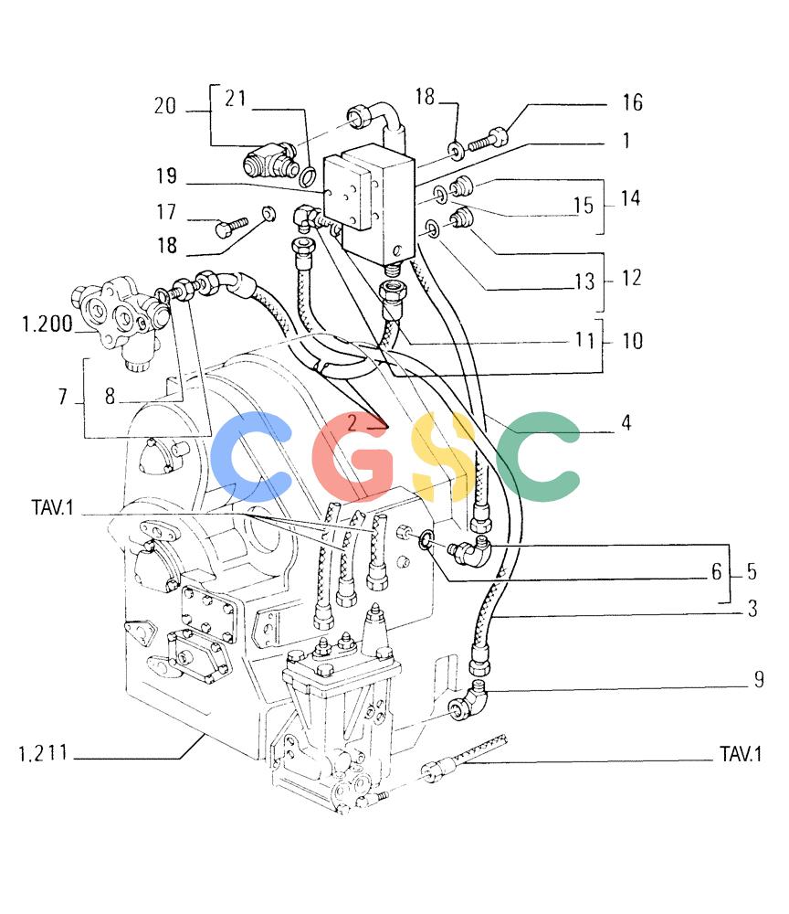 纽荷兰零件查询(FD175) - CRAWLER DOZER (N.A. VERSION)(S/N 061640 & AFTER) (1/93-) (1.224[03]) - TRANSMISSION OUTER CONTROLS New Holland Constructuion