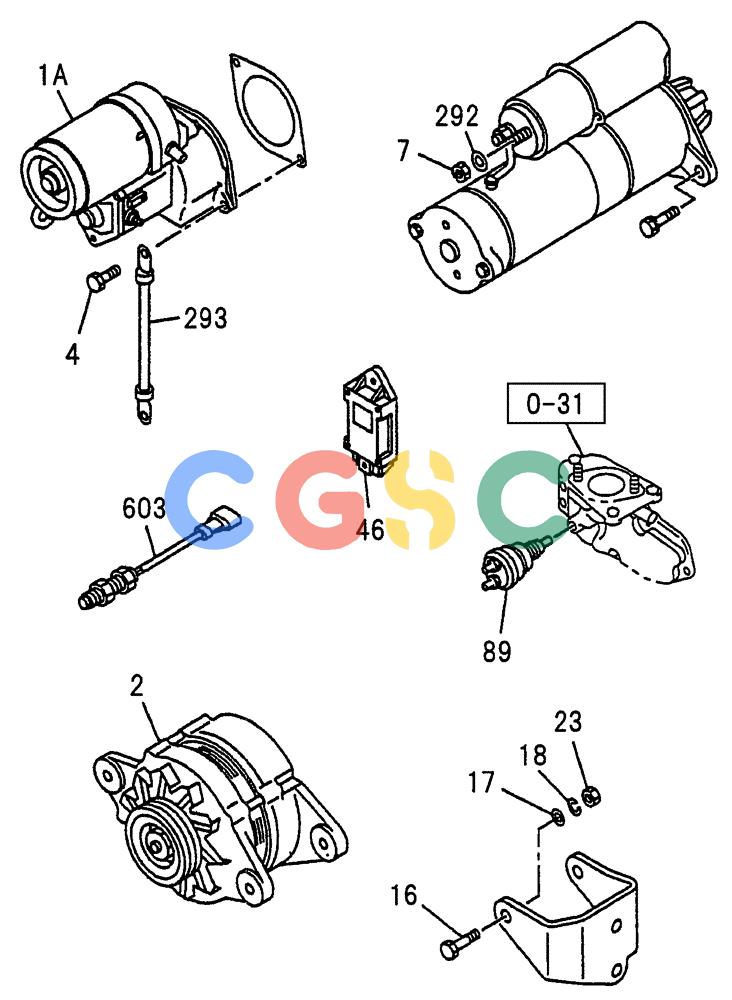纽荷兰零件查询(E70SR) - MIDI CRAWLER EXCAVATOR ASN YT04-07175 (08-023) - ENGINE ELECTRICAL CONTROL PARTS New Holland Constructuion