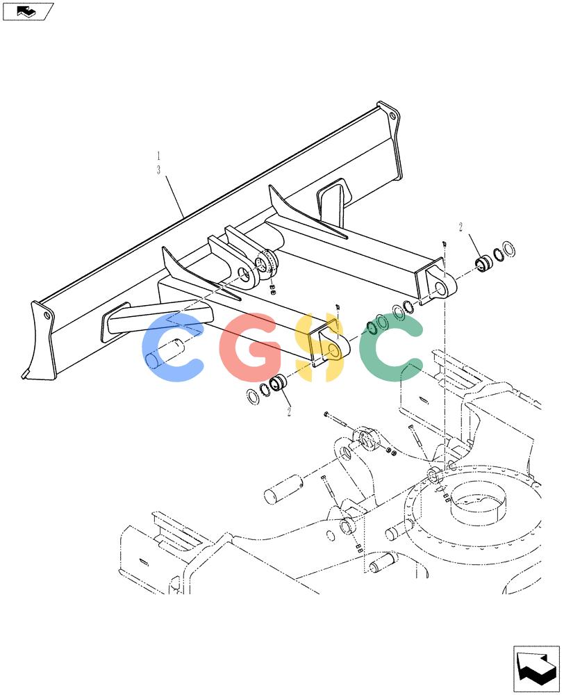 纽荷兰零件查询(E70BSR) - COMPACT CRAWLER EXCAVATOR ASN YT06-18001 (02-013[00]) - DOZER ASSEMBLY (600MM SHOE) New Holland Constructuion