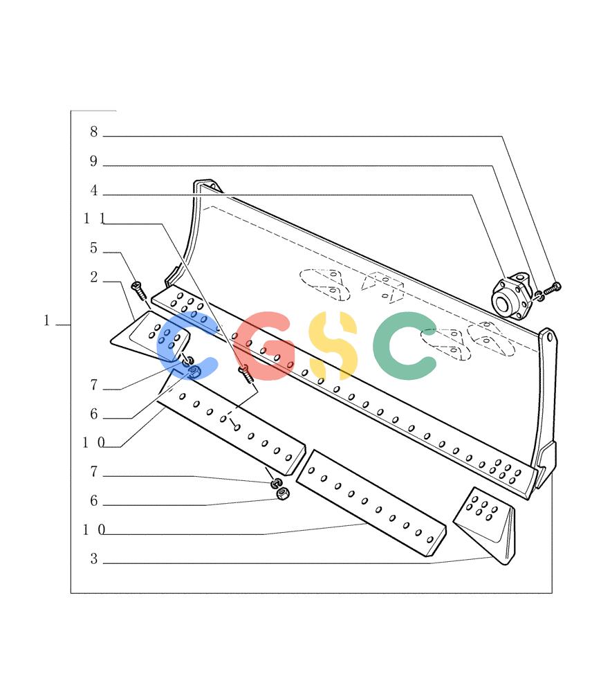 纽荷兰零件查询(DC150PS) - CRAWLER DOZER (9.480[01]) - CUTTER BLADE (L=400MM) - LGP - OPTIONAL CODE 76075338 New Holland Constructuion