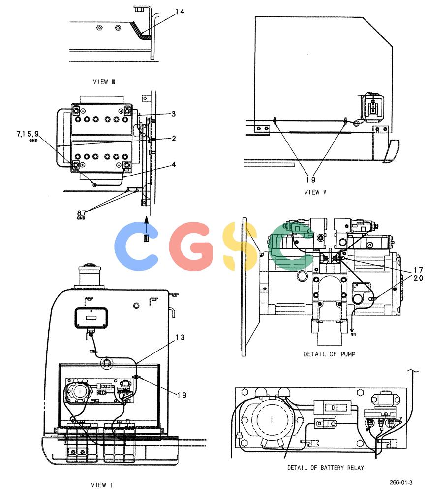 神钢零件查询(ED190LC-6E) - BLADE RUNNER EXCAVATOR/DOZER BTW YL03U0136 - YL03U0292 (1/05-12/06) (01-076[03]) - HARNESS ASSEMBLY UPPER FRAME (STD) Kobelco