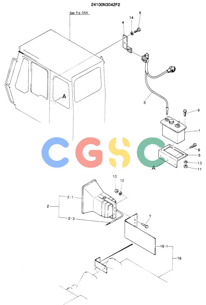 神钢零件查询(K904EL) - EXCAVATOR ASN LX1401 (1/86-12/03) (08-013) - CALL ASSY, ONE-WAY Kobelco