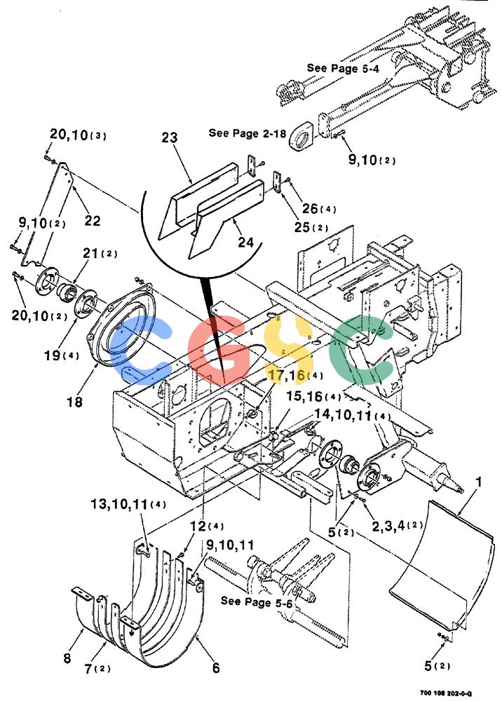 凯斯零件查询(8555) - CASE IH RECTANGULAR BALER (1/90-12/99) (05-02) - CHARGE AND STUFFER ASSEMBLY Case Agriculture
