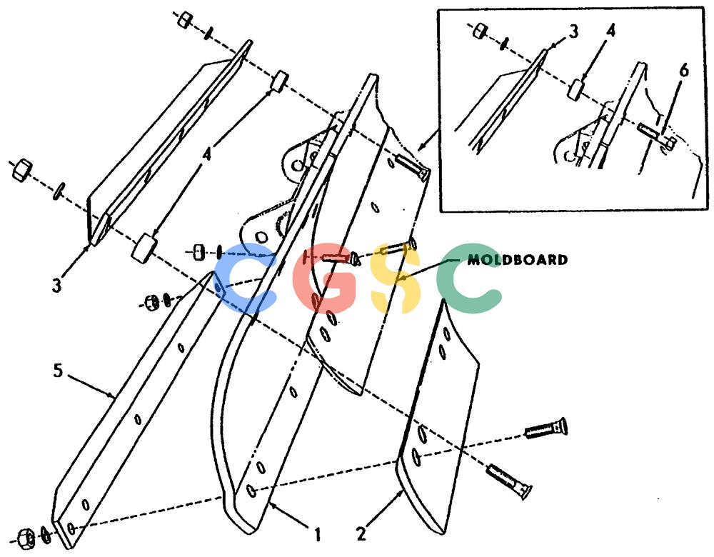 纽荷兰零件查询(65B) - MOTORGRADERS (E3.13/1[001]) - MOLDBOARD EXTENSIONS New Holland Constructuion