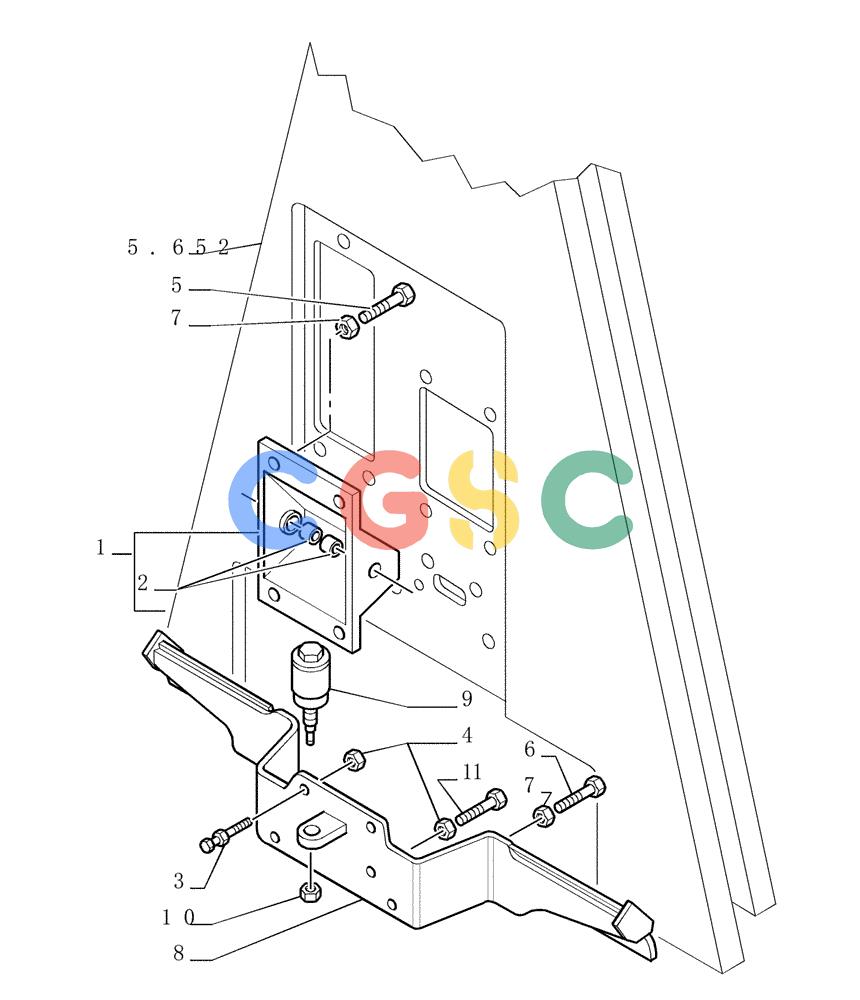 纽荷兰零件查询(DC180LT) - CRAWLER DOZER (5/00-) (2.304[02A]) - BRAKE CONTROLS - STEERING CLUTCH - VERSION (01) New Holland Constructuion
