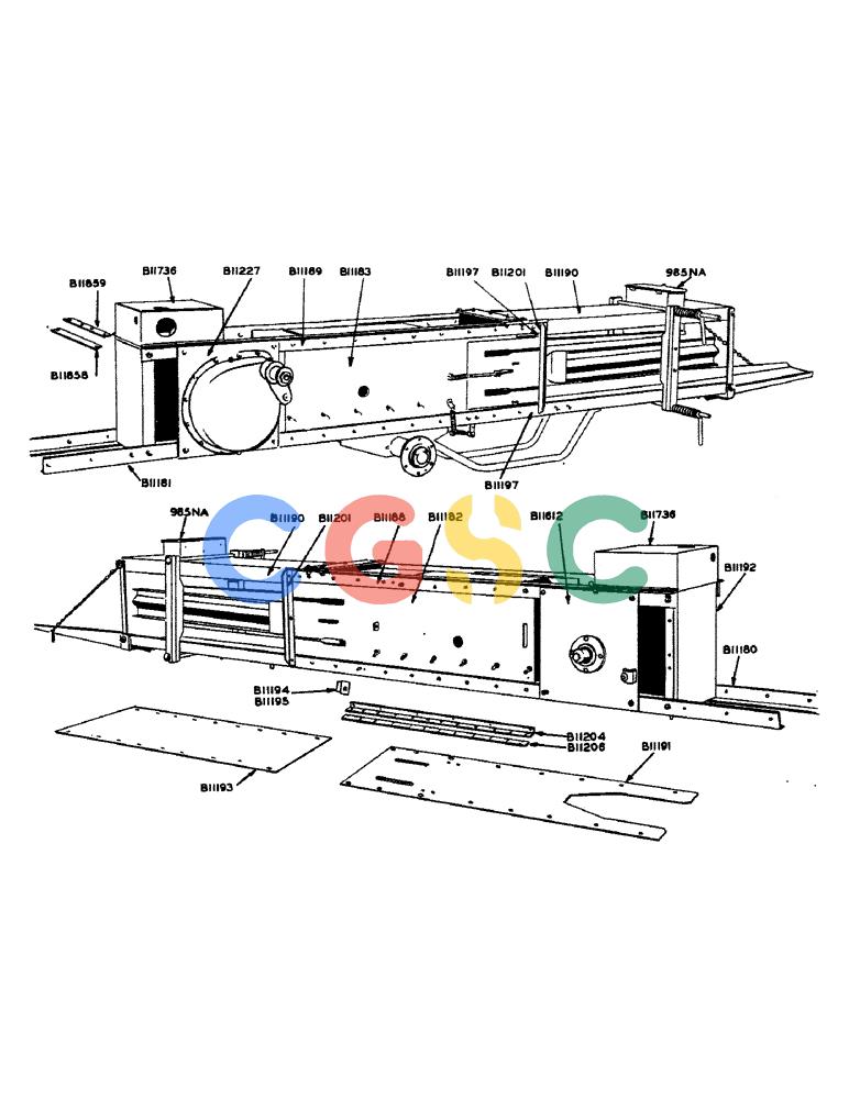 凯斯零件查询(130) - CASE TWINE TIE RECTANGULAR BALER (1/55-12/72) (14) - BALING CHAMBER Case Agriculture