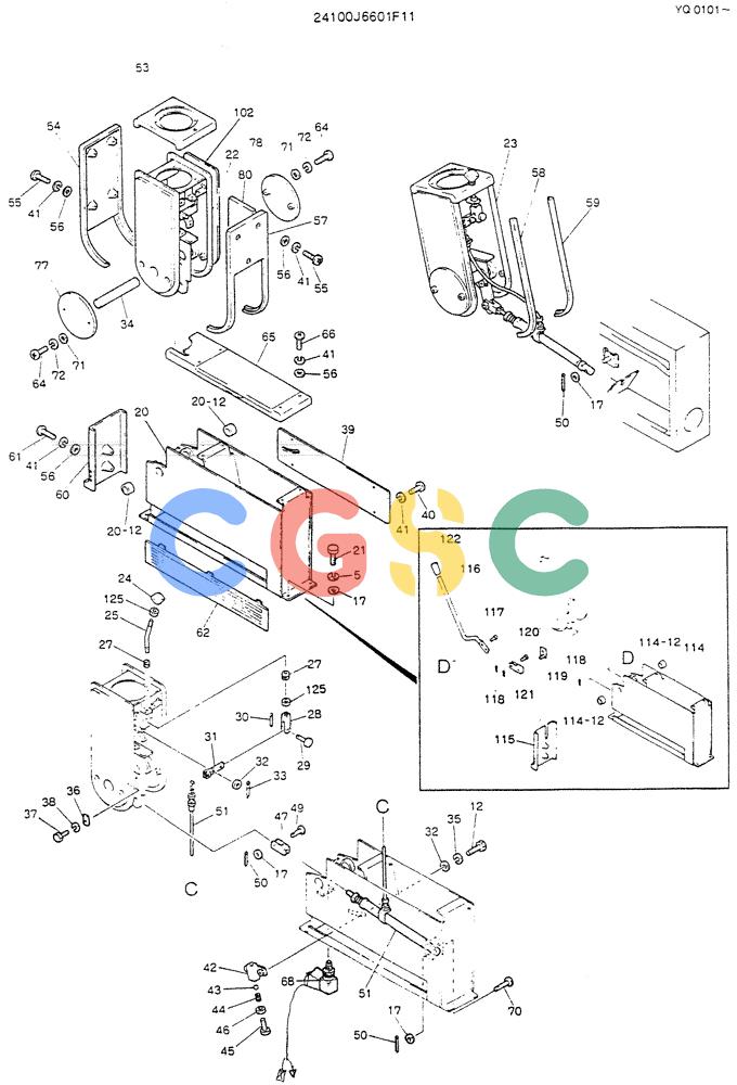 神钢零件查询(K907LC) - MARK II EXCAVATOR BTW YQ0101 - YQ0564 (1/87-12/03) (03-001[02]) - CONTROL ASSY Kobelco