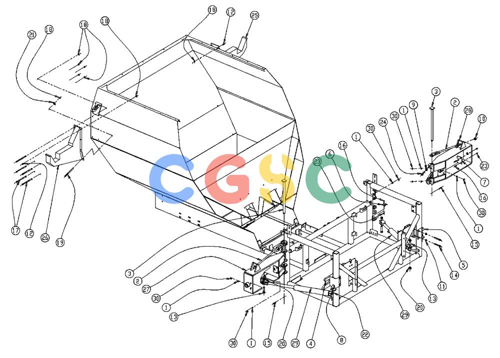 凯斯零件查询(437) - FLEX-AIR APPLICATOR (5/98-2/99) (04-001) - BOOM FOLD PARTS Case Agriculture