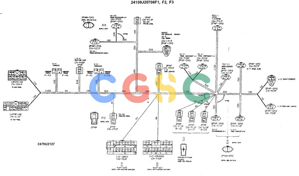 神钢零件查询(ED180) - BLADE RUNNER EXCAVATOR/DOZER ASN YLU0001 (1/99-12/01) (06-001[17]) - WIRING ASSEMBLY, ELECTRIC Kobelco