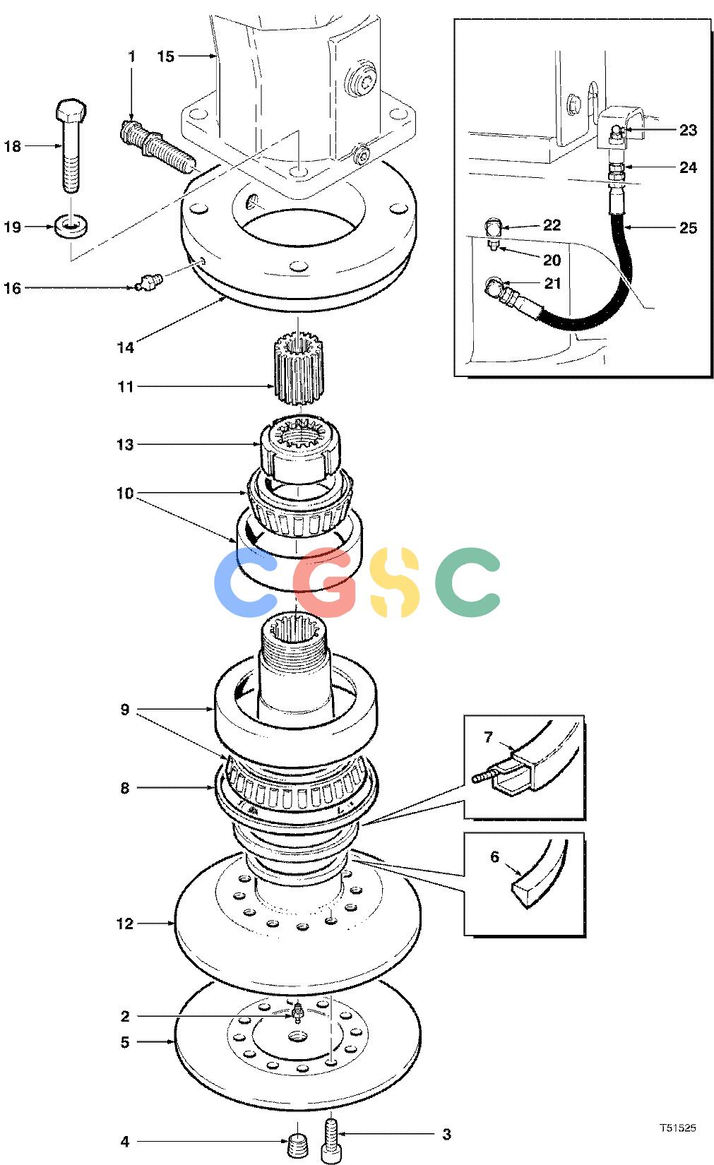 约翰迪尔零件查询D567 - ATTACHMENTS DISC SAW DRIVE ( 980001 - ) 4541-019/10 [4541-019/10]EPC John Deere online