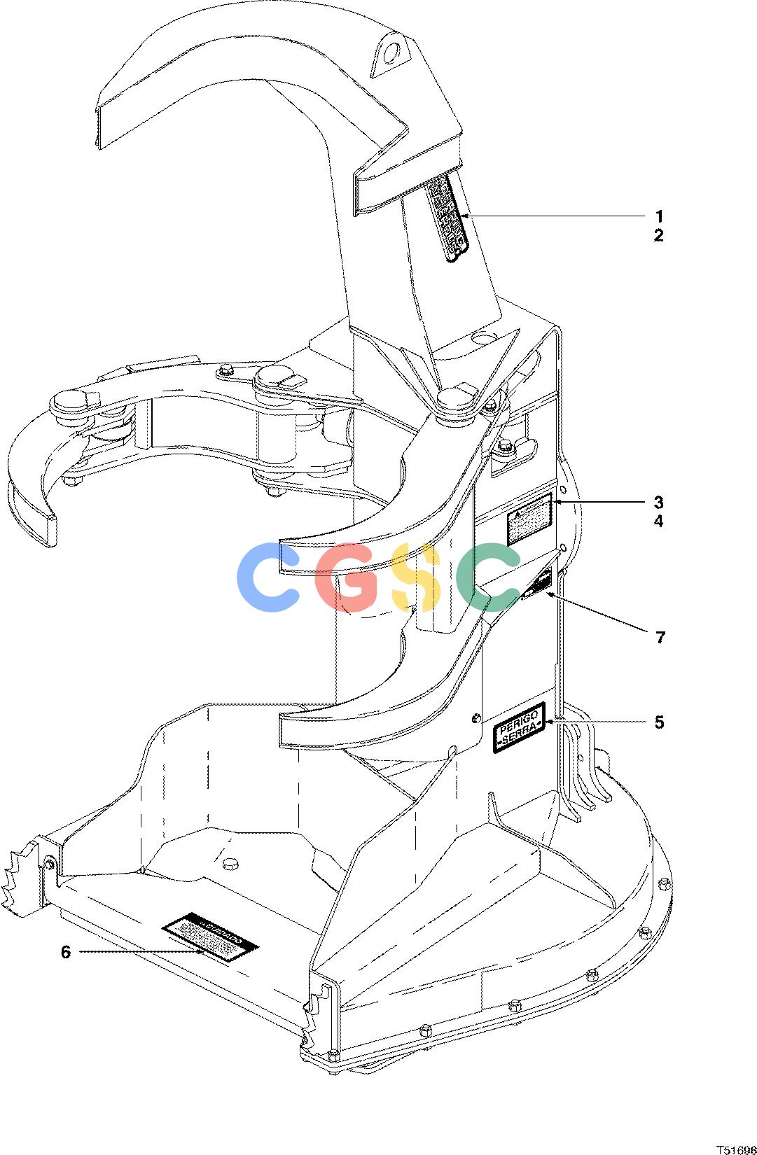 约翰迪尔零件查询S547 - ATTACHMENTS DECALS PORTUGUESE BRAZILIAN ( 980001 - ) 7521-018/10 [7521-018/10]EPC John Deere online