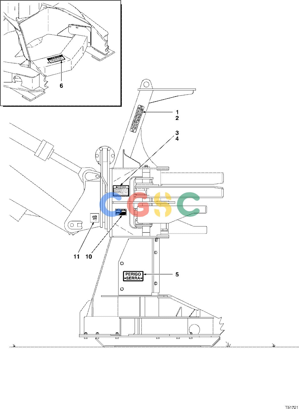 约翰迪尔零件查询S566 - ATTACHMENTS DECALS PORTUGUESE BRAZILIAN ( 980001 - ) 7521-020/10 [7521-020/10]EPC John Deere online