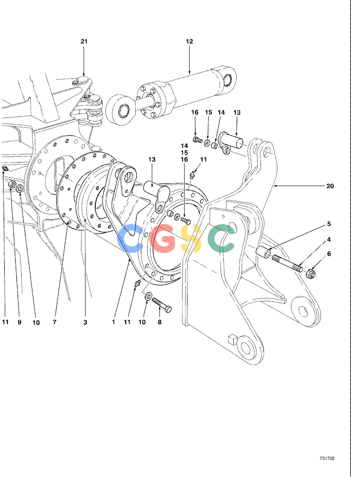 约翰迪尔零件查询S586 - ATTACHMENTS WRIST ( 980812 - ) 4542-070/10 [4542-070/10]EPC John Deere online