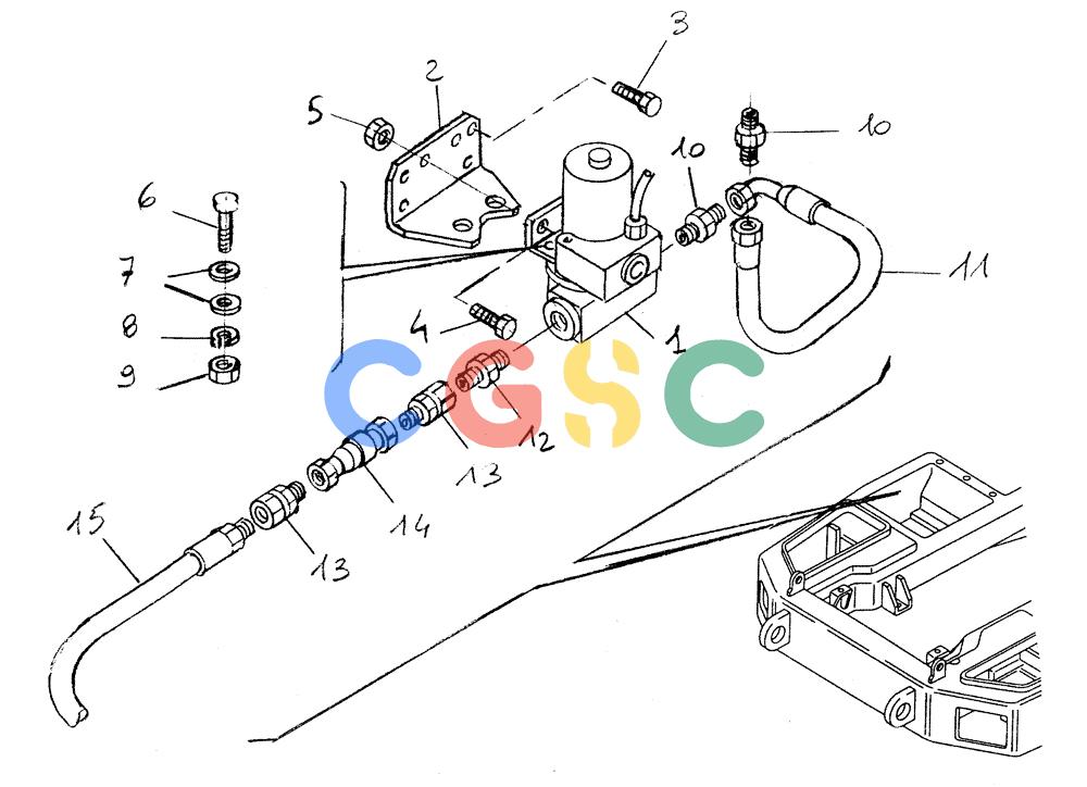 纽荷兰零件查询(AD250) - ARTICULATED DUMP TRUCK (7/01-) (0.510[03]) - ENGINE FUEL SYSTEM - FUEL PUMP New Holland Constructuion
