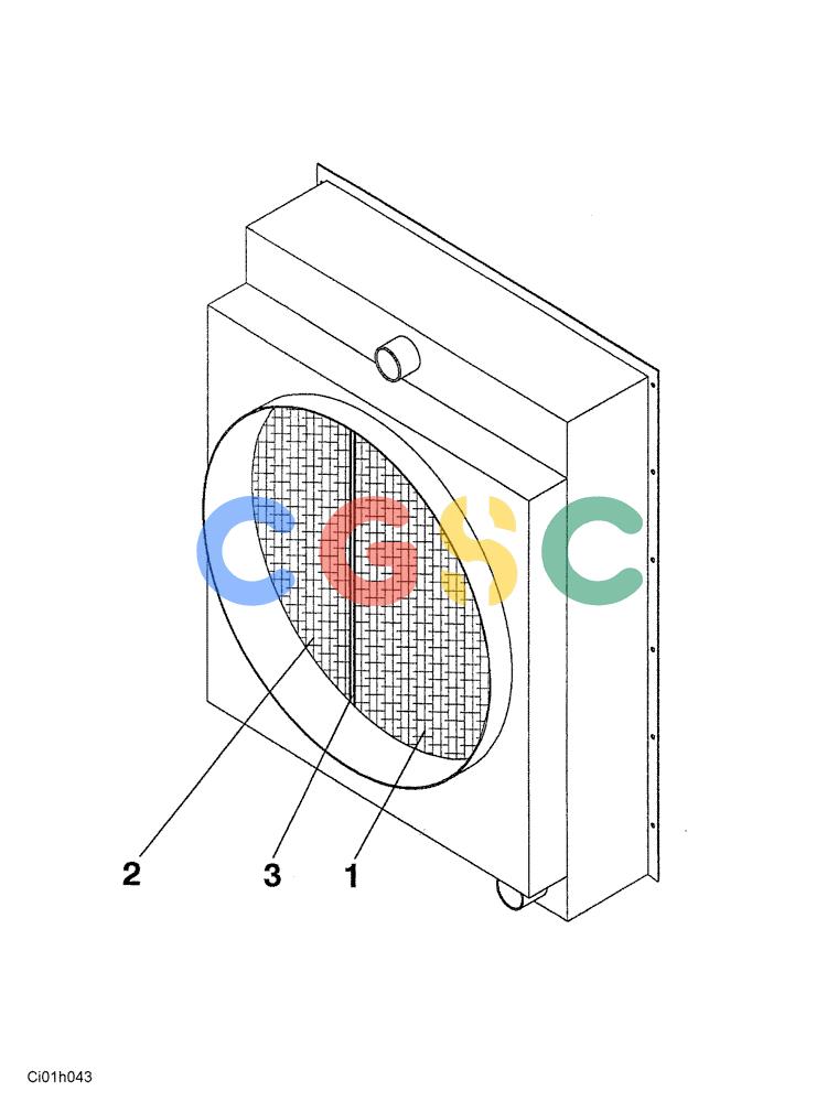 纽荷兰零件查询(CV2500) - VIBRATORY ROLLER (02-003-00[01]) - RADIATOR AND OIL COOLER New Holland Constructuion