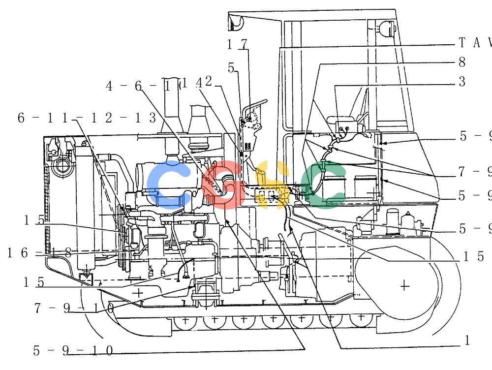 纽荷兰零件查询(FD145) - CRAWLER DOZER (N.A. VERSION) (10/98-) (6.711[01]) - ELECTRICAL SYSTEM - ELECTRIC WIRING New Holland Constructuion
