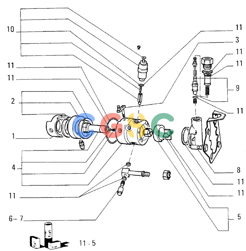纽荷兰零件查询(FL5B) - CRAWLER LOADER (A2.27[005]) - INJECTION PUMP New Holland Constructuion