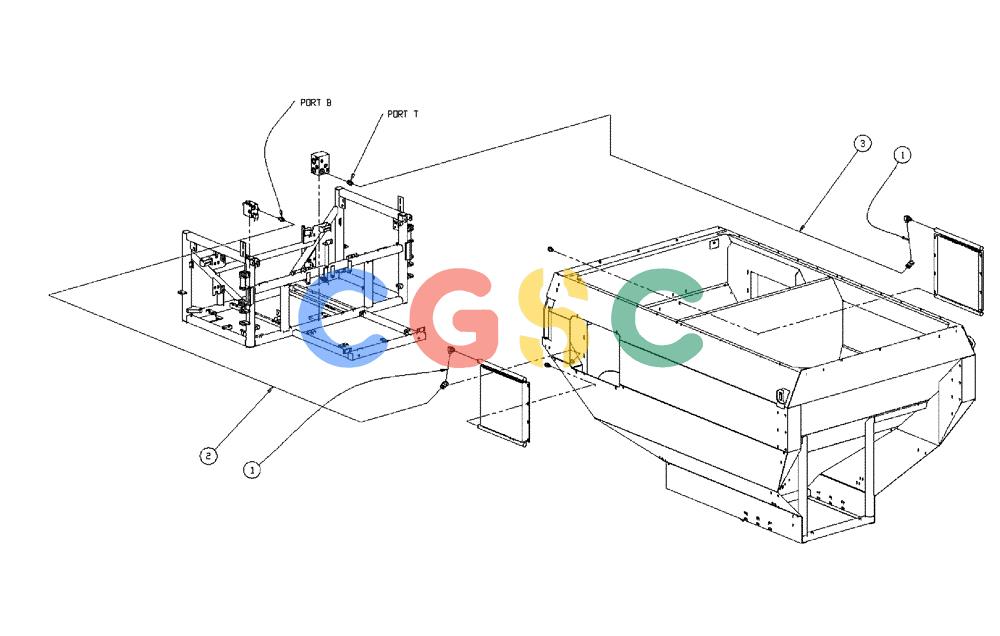 凯斯零件查询(438) - FLEX-AIR APPLICATOR - 1999 (2/99-3/03) (01-021) - BOX COOLER HOSE GROUP Case Agriculture