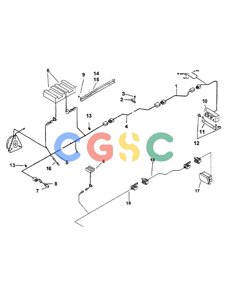 凯斯零件查询(3503) - CONCORD AIR SYSTEM (1/96-12/00) (E67) - ELECTRICAL HYDRAULIC M100 - DISCONTINUED Case Agriculture