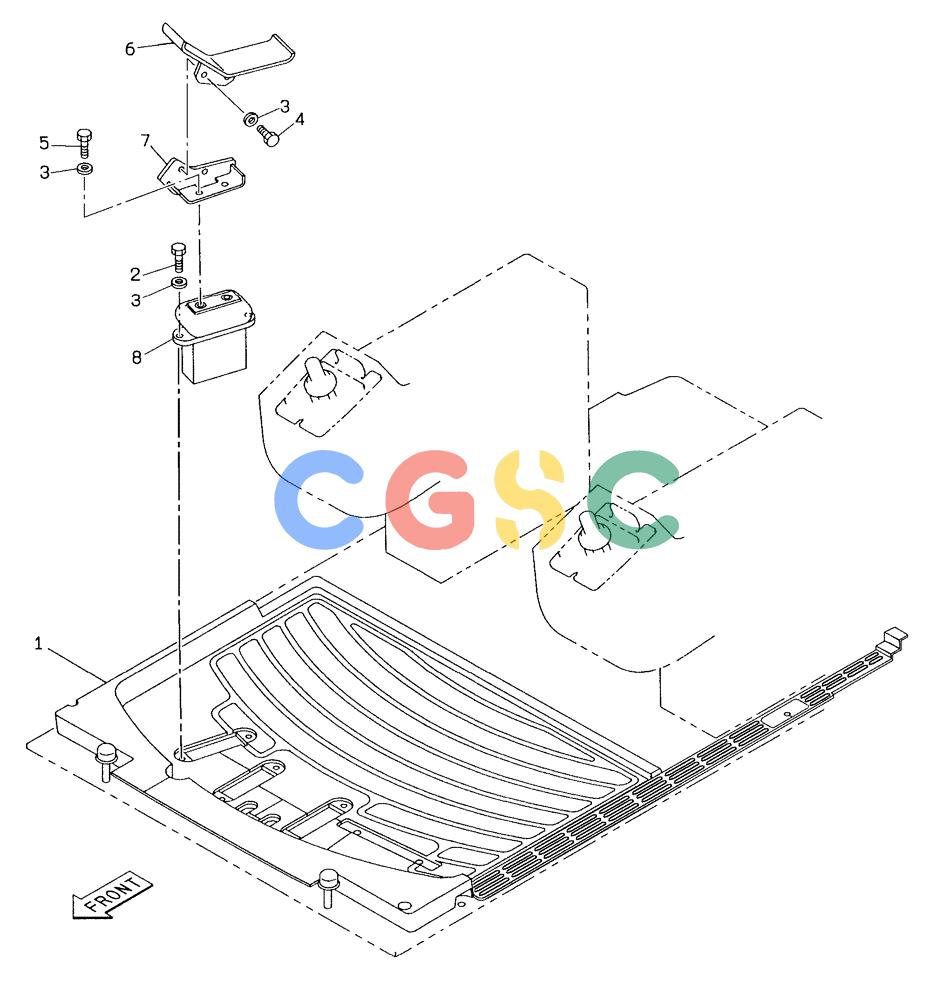 纽荷兰零件查询(E805) - CRAWLER EXCAVATOR (1/05-) (09-039-00[01]) - OPTION CONTROL - OPERATORS COMPARTMENT New Holland Constructuion