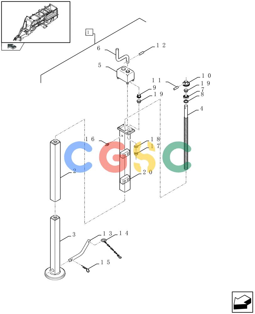 凯斯零件查询(LBX432S) - BIG RECTANGULAR BALER (3/03-12/08) (12.04[01]) - JACK Case Agriculture