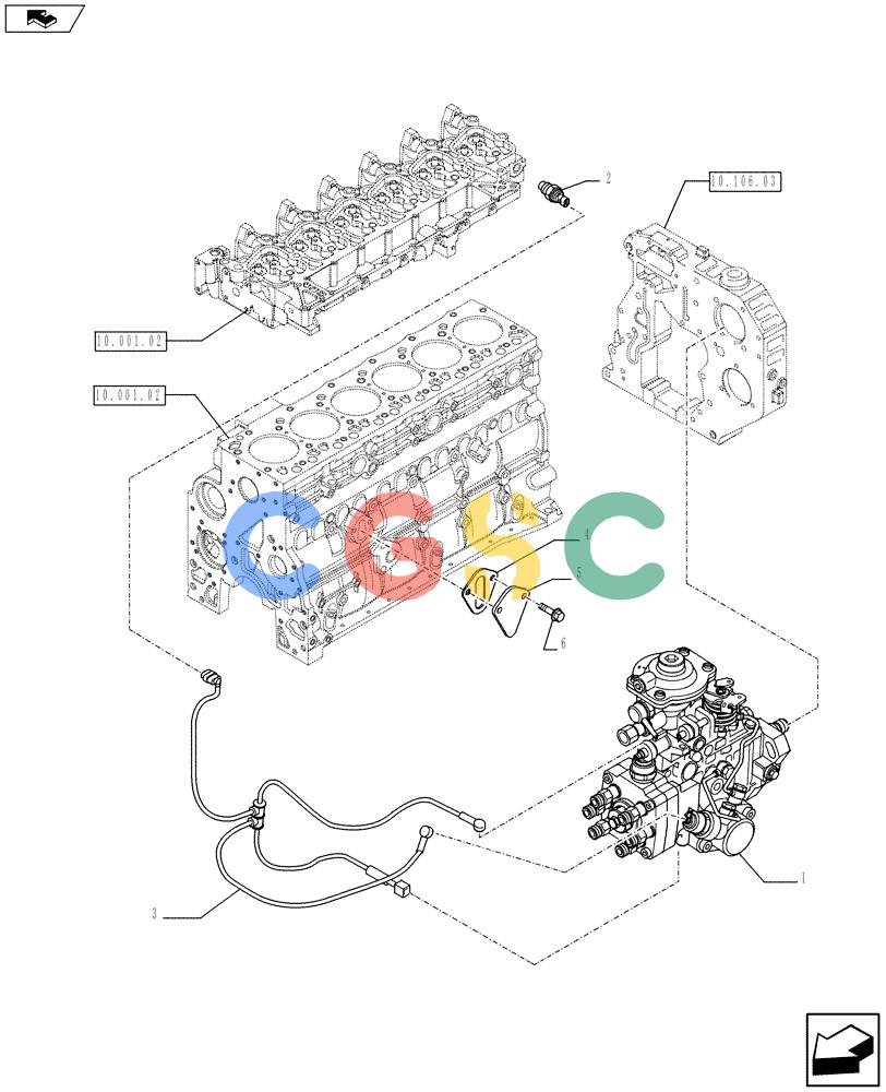 神钢零件查询(F4GE9684C J602) - ENGINE 5801385852 - 84369829 (1/13-) (10.247.01) - INJECTION PUMP Kobelco