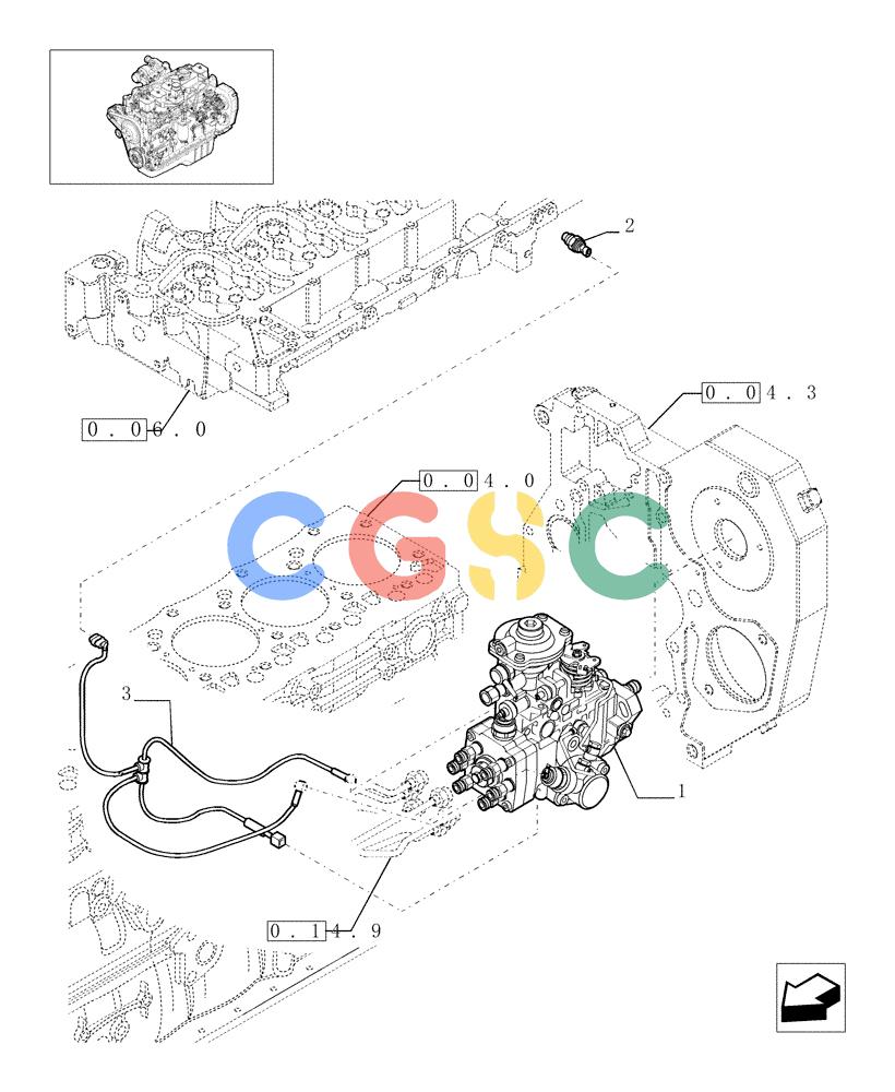 神钢零件查询(F4GE9684C J600) - ENGINE 504124795 - 920019900 (1/13-) (0.14.0[01]) - INJECTION PUMP (504125085) Kobelco