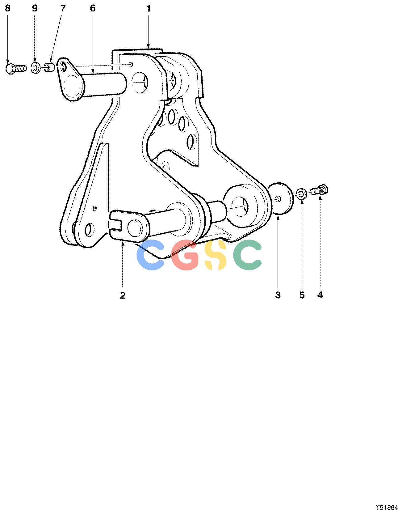 约翰迪尔零件查询S546 - ATTACHMENTS BOOM ADAPTER JD653E ( 980001 - ) 4542-087/10 [4542-087/10]EPC John Deere online