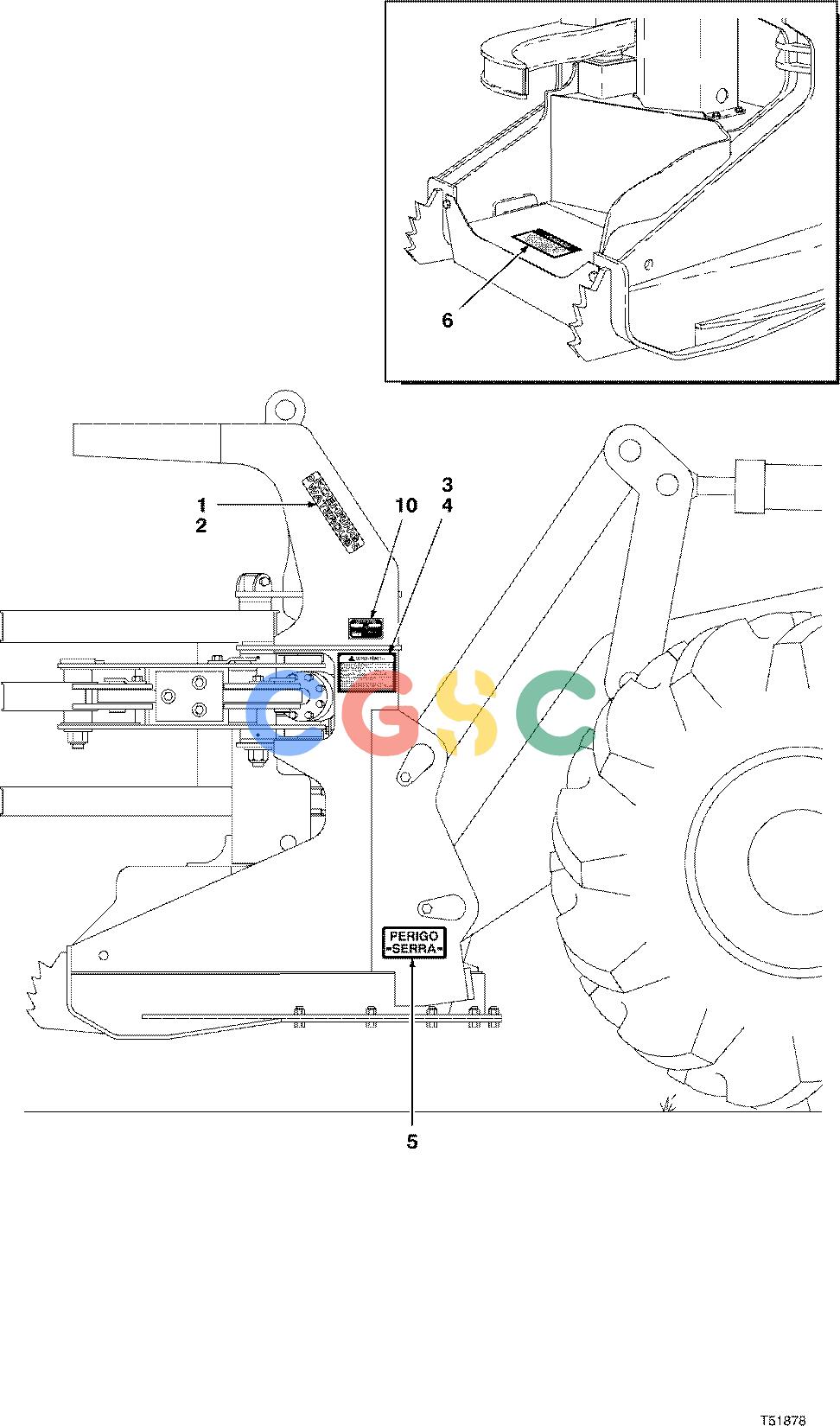 约翰迪尔零件查询D536 - ATTACHMENTS DECALS PORTUGUESE BRAZILIAN ( 980001 - ) 7521-028/10 [7521-028/10]EPC John Deere online