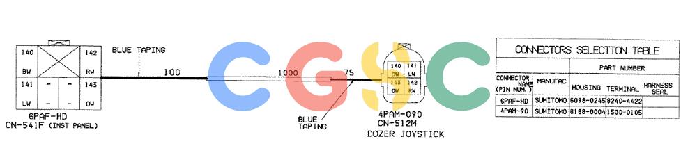 神钢零件查询(ED190LC-6E) - BLADE RUNNER EXCAVATOR/DOZER BTW YL03U0136 - YL03U0292 (1/05-12/06) (01-083[03]) - HARNESS ASSEMBLY (CAB REWORK FOR DOZER) Kobelco