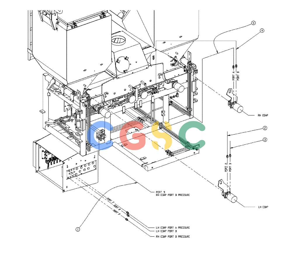 凯斯零件查询(438) - FLEX-AIR APPLICATOR - 1999 (2/99-3/03) (03-003) - DOUBLE BIN - HOSE GROUP Case Agriculture