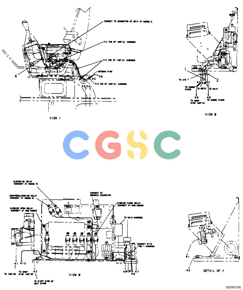 神钢零件查询(NIBBLER) - & BREAKER - SK70SR-1E SHORT RADIUS EXCAVATOR ASN YT02-04001 (4/03-12/04) (06-079[01]) - UPPER HARNESS ASSEMBLY (HAND CONTROL), (YT13E00029F1), PAGE 1 OF 3 Kobelco