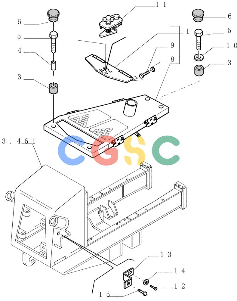 纽荷兰零件查询(DC180.B) - CRAWLER DOZER TIER 2 (3/03-) (5.601[03]) - HOODS New Holland Constructuion