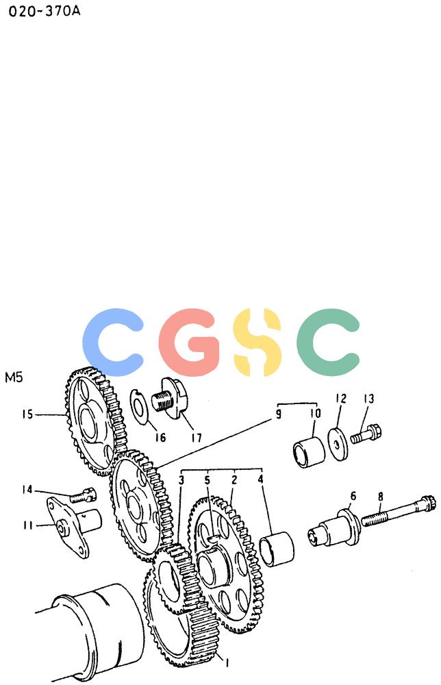 神钢零件查询(6D16-T) - MITSUBISHI DIESEL ENGINE - K909 II & K909LC II EXCAVATORS (1/87-12/06) (00-018) - TIMING GEAR Kobelco
