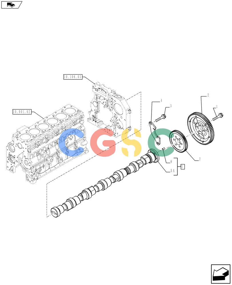 神钢零件查询(F4GE9684R J605) - ENGINE 5801404376 - 84370655 (11/13-) (10.106.01) - CAMSHAFT - TIMING CONTROL (2855736) Kobelco