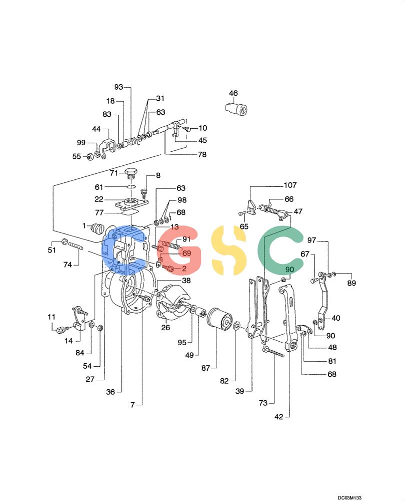 纽荷兰零件查询(EH215) - CRAWLER EXCAVATOR (9/03-) (03 -09[00]) - GOVERNOR New Holland Constructuion