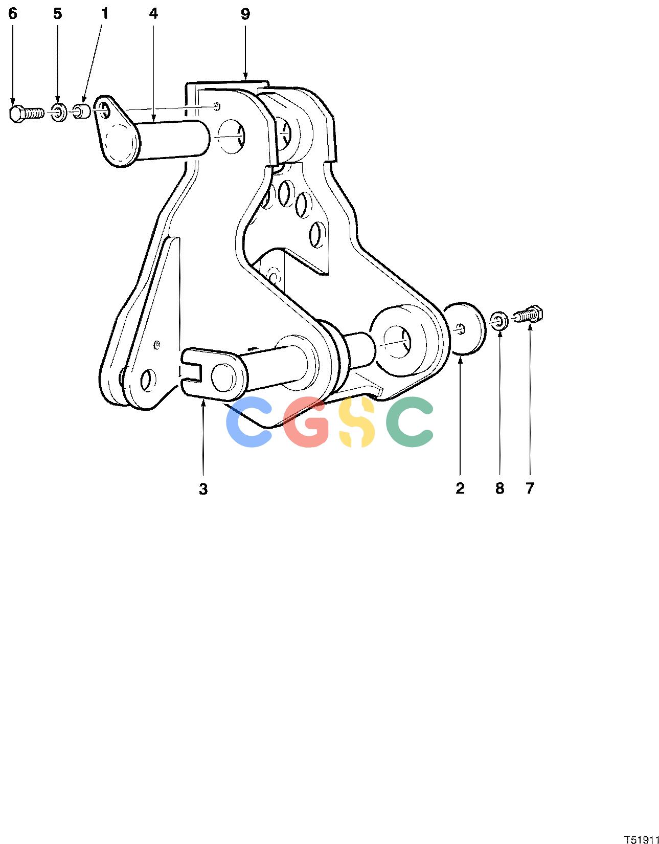 约翰迪尔零件查询S547 - ATTACHMENTS BOOM ADAPTER JD653 ( 980001 - ) 4542-091/10 [4542-091/10]EPC John Deere online