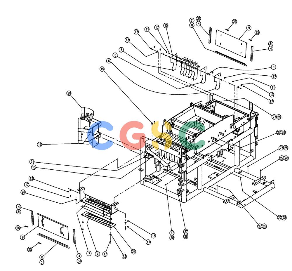 凯斯零件查询(FLX810) - FLEX-AIR APPLICATOR (10/03-8/09) (01-016) - METER SYSTEM PARTS Case Agriculture