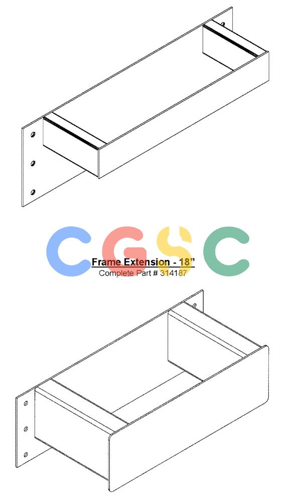 凯斯零件查询(FLX3330B) - FLOATER (12/99-9/02) (10-001) - FRAME EXTENSION - 12" Case Agriculture